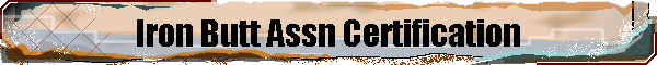 Iron Butt Assn Certification
