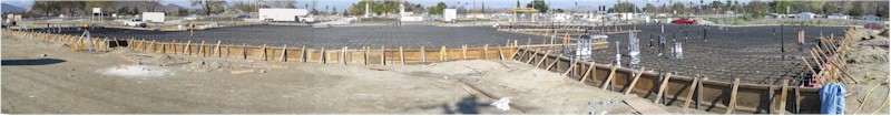 Foundation Pour for Family Health Clinic in Rubidoux, CA