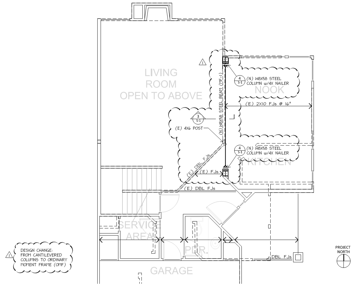 Partial Second Floor Framing Plan