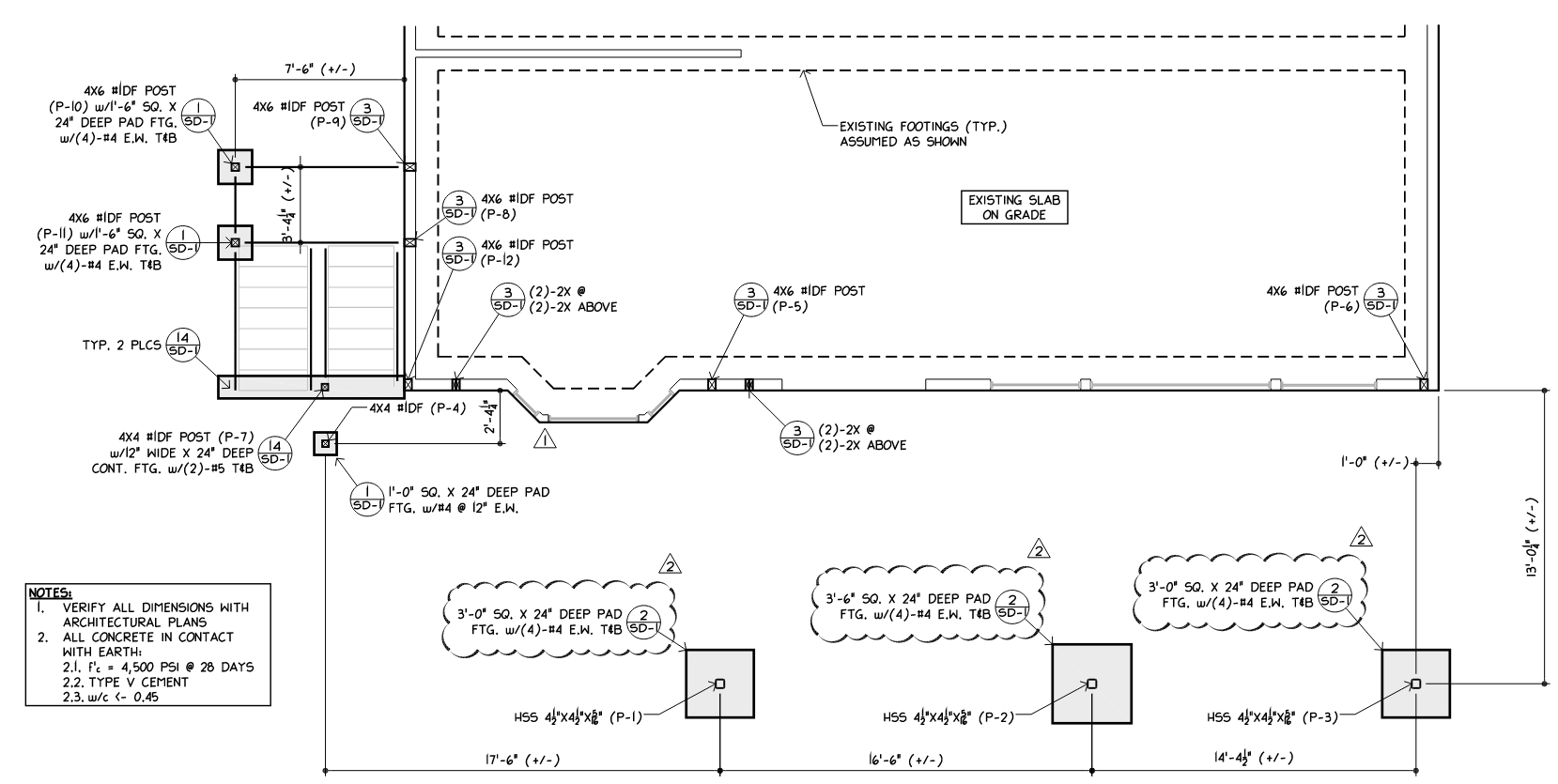 Partial Foundation Plan